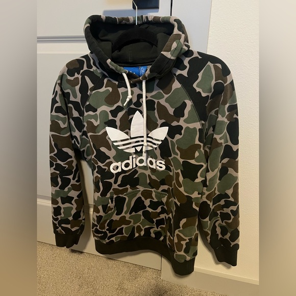Camo Adidas Hoodie - woman’s size small - Picture 1 of 5